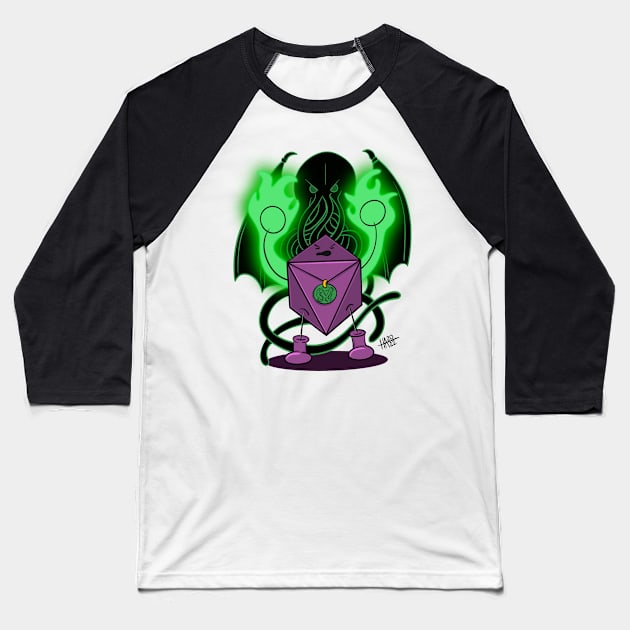 Warlock D8 Baseball T-Shirt by AlstonArt